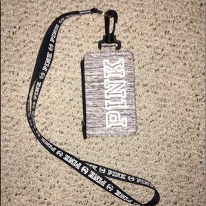Pink lanyard